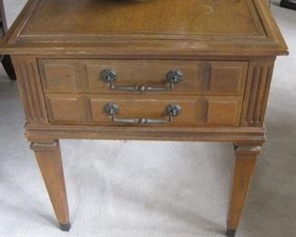 $20 each Side table 25/20/22" Tall (two available)