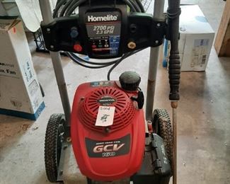 $145 - G004 - Homelite 2700 psi, 2.3 gpm Power Washer w/ Honda engine