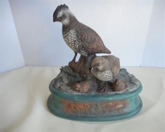 Vintage ceramic pheasant family container https://ctbids.com/#!/description/share/409945