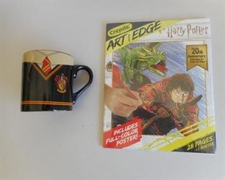 NEW Harry Potter lot - mug & Crayola Art with Edge Coloring kit https://ctbids.com/#!/description/share/410457