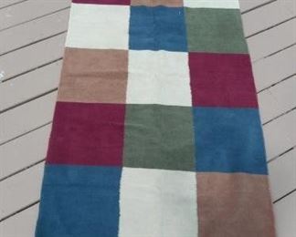 Pier 1 Kids 3 x 5' color block Rug, 100% Cotton https://ctbids.com/#!/description/share/414216