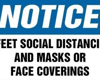 SAFE TO SHOP per CDC Guidelines. Mask or face coverings are required, gloves are optional.  Practice Social Distancing while in line to enter and at checkout. 