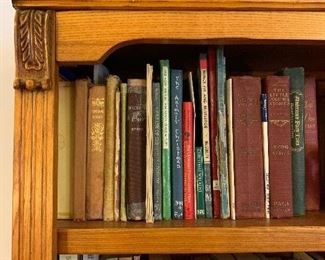 	#17	Oak book shelf 48"x12.5"x72"  3@$100 ea.	 $300.00 	