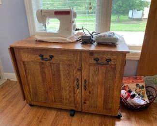 	#26	Laminate sewing cabinet 40"x19.5"x28"	 $40.00 	