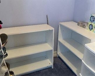 	#43	Laminate shelf 2 with 3 shelves/1 shoe 3@$5 each	 $15.00 	