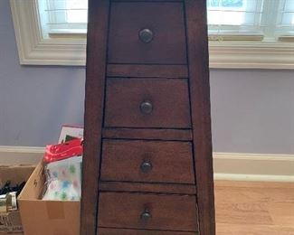 	#60	Desk with wooden base and glass top 50"x26"x30"	 $75.00 	