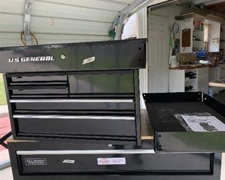 	#75	New unassembled US General 5 drawer Industrial Roller Cart	 $120.00 	