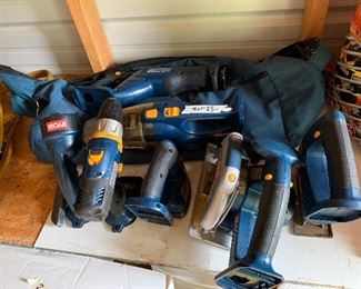 	#82	Ryobi 7 piece set	 $25.00 	