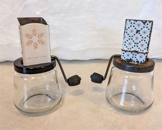 Pair of Small Spice Grinders