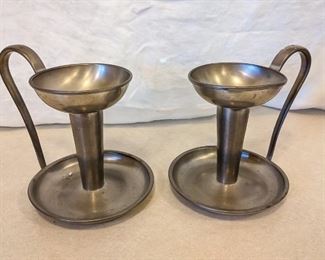 Pewter Candleholders
