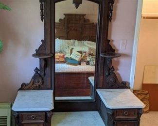 Dresser with Marble Top