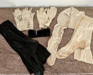 Antique Stockings and Gloves