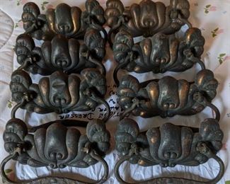Antique Copper Drawer Pulls