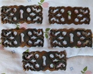 Antique Copper Lock Fronts