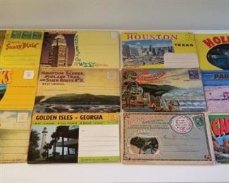 #25 Vintage Postcard Folder Cards Group Lot $75