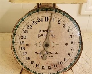 #30 Vintage American Family Shabby Chippy Scales  $68