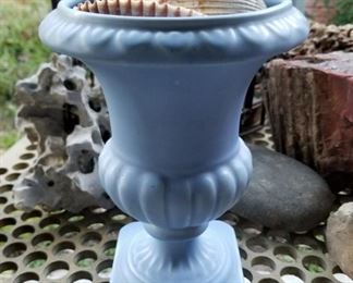 #35  Vintage Blue USA Pottery  $24