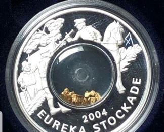 #59  2004 Australia Eureka One Dollar Proof Coin  $240