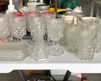 Crystal Glassware - $100 / set