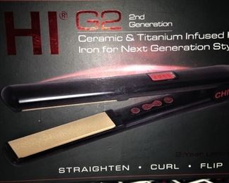 New CHI flat iron hair straightener