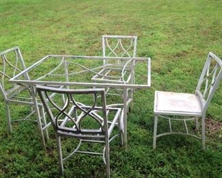 Table and chair frames - (no glass)