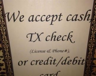 There is a charge for card use.