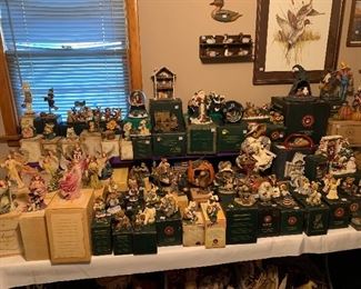 Very large Boyds bear collection. Mini seasonal bears, angels, and more