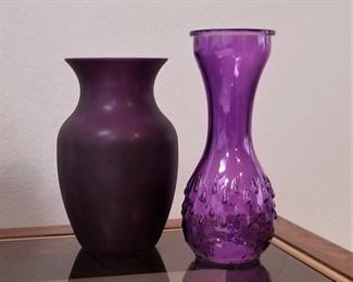 Purple glassware