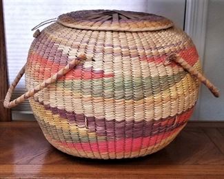 Wonderful large colored basket