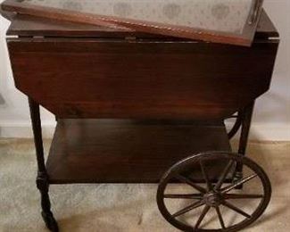 Beautiful antique tea cart