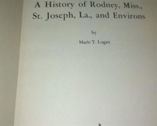 Miss. Louisiana Border country signed by Marie Logan 1970 edition   25.00