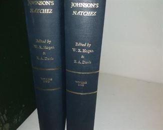 William Johnson's Natchez 2 volume set Kennikat press resissue 1968  set $50 