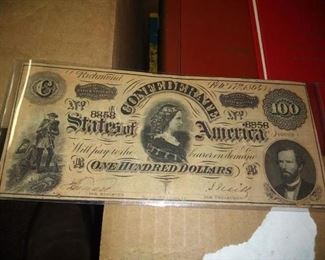 Confederate Note   80 dollars