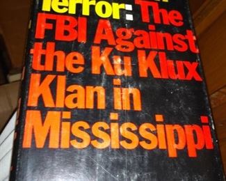 Attack on Terror: The FBI against the Ku Klux Klan in Mississippi 2nd print 1977     $30