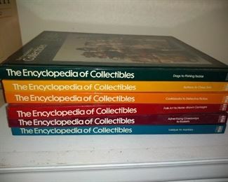 set 6 Encyclopedia of Collectibles   $ 20 set