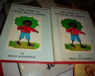 Little Black sambo,   Hardback     25 dollars EACH