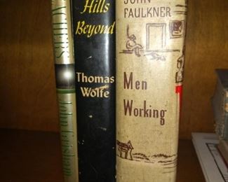 1st ed Grisham 10.00.                                                            Wolfe 10.00.                                                                                   Rare John Faulkner 40.00. SOLD