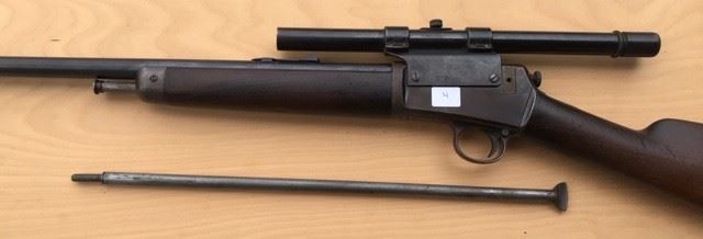 #4 - Winchester Model 3 .22 Rifle w/ Model 344 Weaver Scope