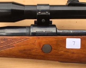 #7 - Mauser Model Argentino 1909 w/ 3-7x31 Scope