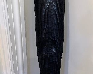 Back is hollowed out...