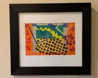 Matisse, Les Codomas, framed: $58