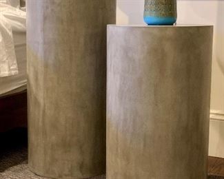 Item 29:  Hollow Polished Concrete Resin Side Tables
Small - 15" x 25": 175
Large - 15" x 32": $225