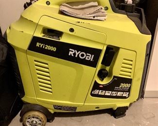 Ryobi (Ryi2000) Generator: $295