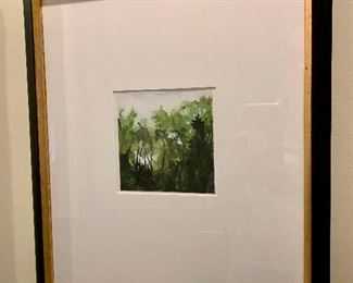 Item 123:  (2) Original Watercolor Wooden Scenes,
12.5" x 15": $125 each