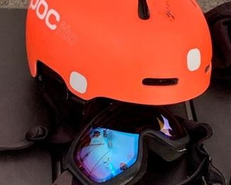 Fornix (XS/S) Orange Ski/Snowboard Helmet & Goggles: $34