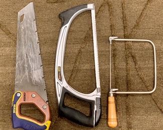 Lot of (3) Various Hand Saws: $24