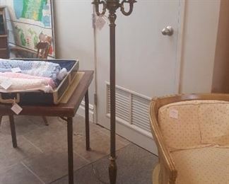 Vintage 1960's - Solid Brass Rembrandt Mogul Floor Lamps