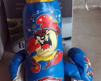 Children's Toys Including Looney Tunes Punching Bag And Punching Glove Set, Action Figures, Die Cast Cars And More