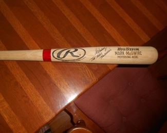 Signed Rawlings bat