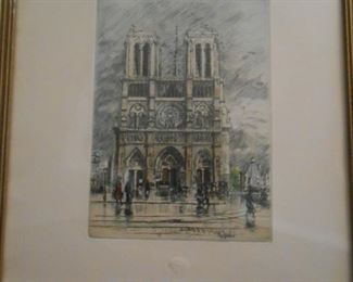 Eugene Veder sketches of Paris